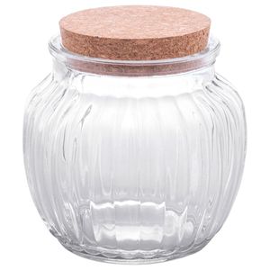 Pote Classic C/ Tampa Rolha 600ml em Vidro Lyor